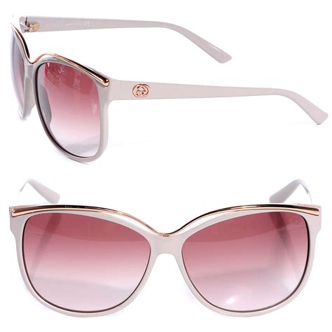 white gucci sunglasses